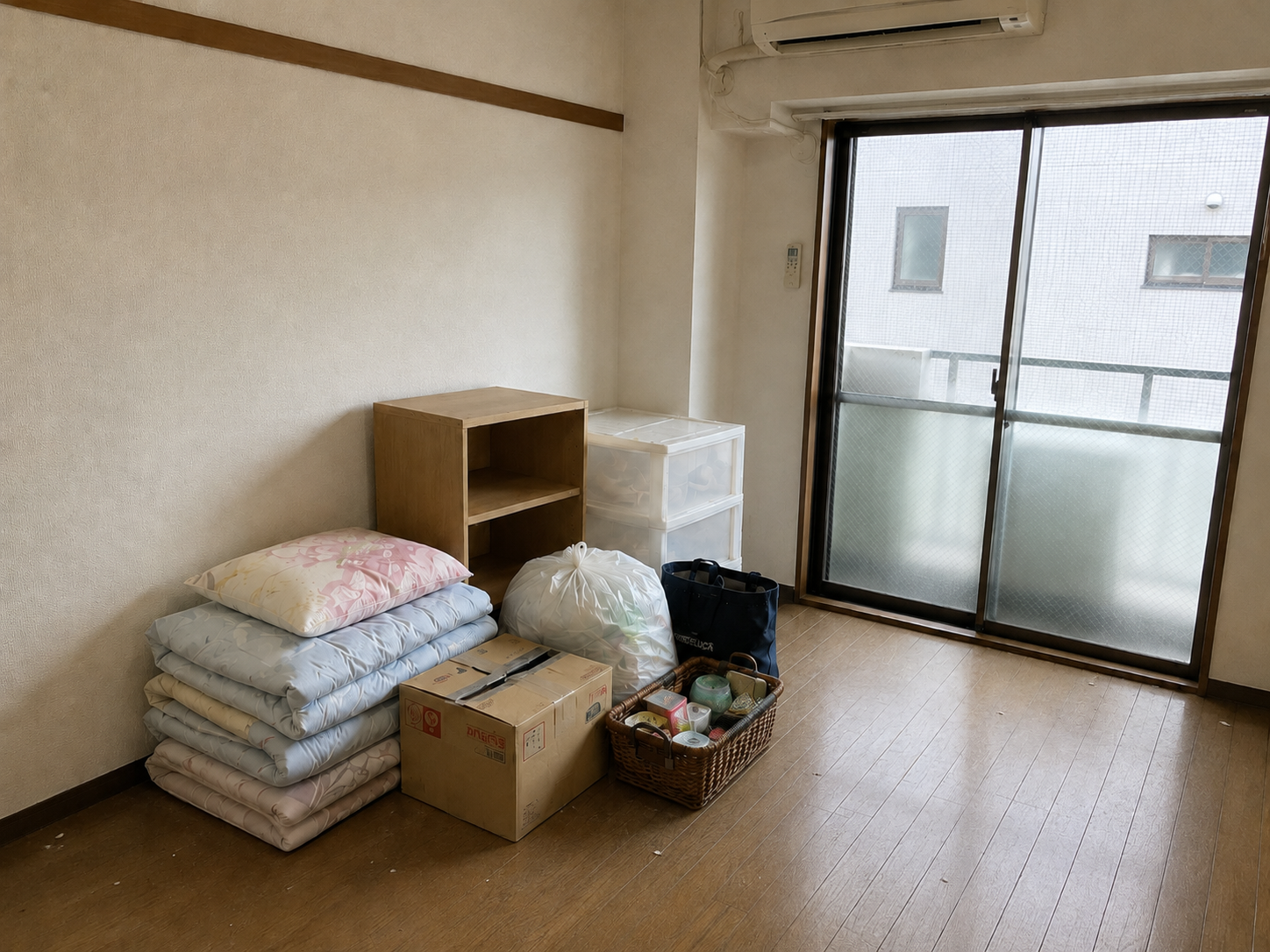 不用品回収前